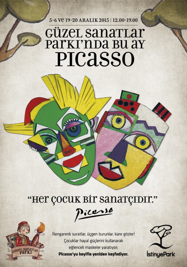 istinyePark Güzel Sanatlar Parkı, 2015 yılını Picasso ile tamamlıyor.