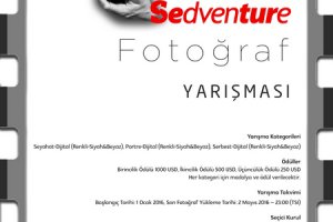 1. Uluslararası Sedventure Fotoğraf Yarışması.