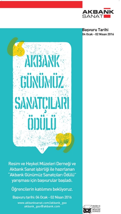 Akbank Günümüz Sanatçıları Ödülü.