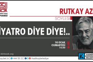 Usta sanatçı Rutkay Aziz 16 Ocak Cumartesi günü Kadıköy Belediyesinin konuğu olacak.