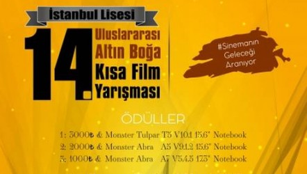 14. Uluslararası Altın Boğa Kısa Film Yarışması’nın Ana Sponsoru Monster Notebook Oldu.