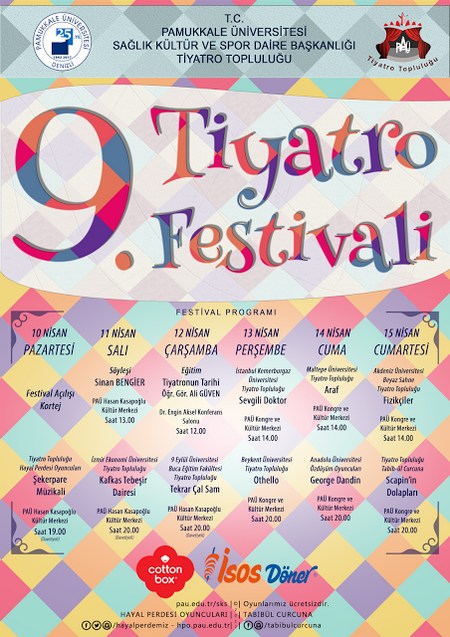 Pamukkale Üniversitesi Hayal Perdesi Oyuncuları 9. Tiyatro Festivali