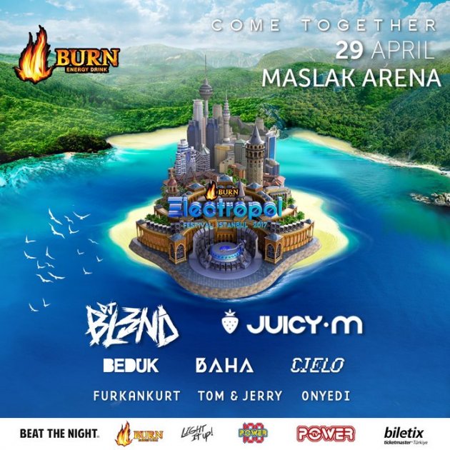 Burn Electropol Festivali 29 Nisanda Maslak Arenada