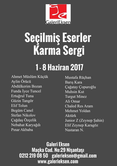 Seçilmiş Eserler Karma Sergi // Galeri Eksen // 1-8 Haziran 2017