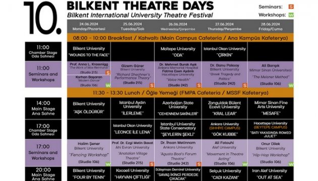 10. Bilkent Tiyatro Günleri